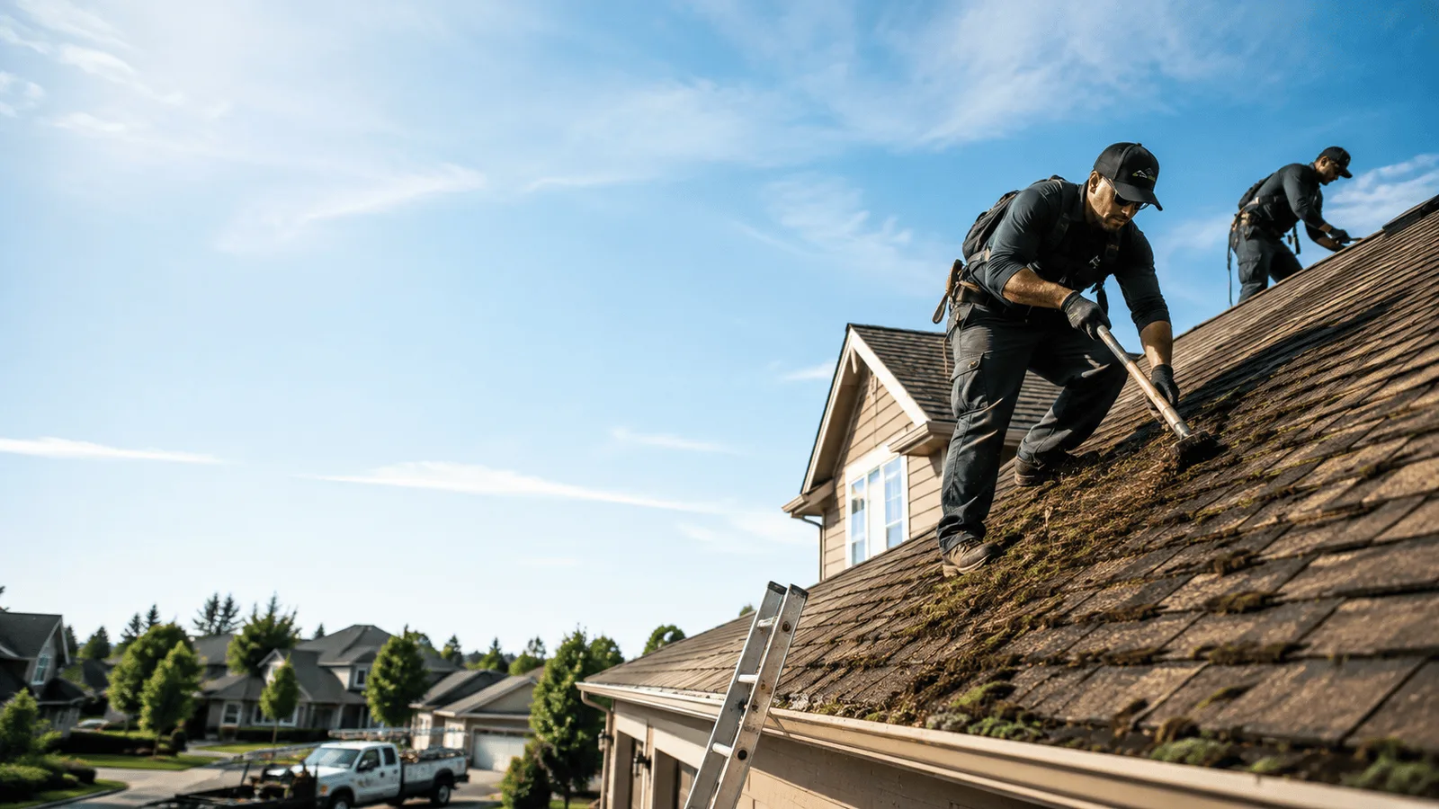 Roof Moss Removal in Brisbane, CA near me